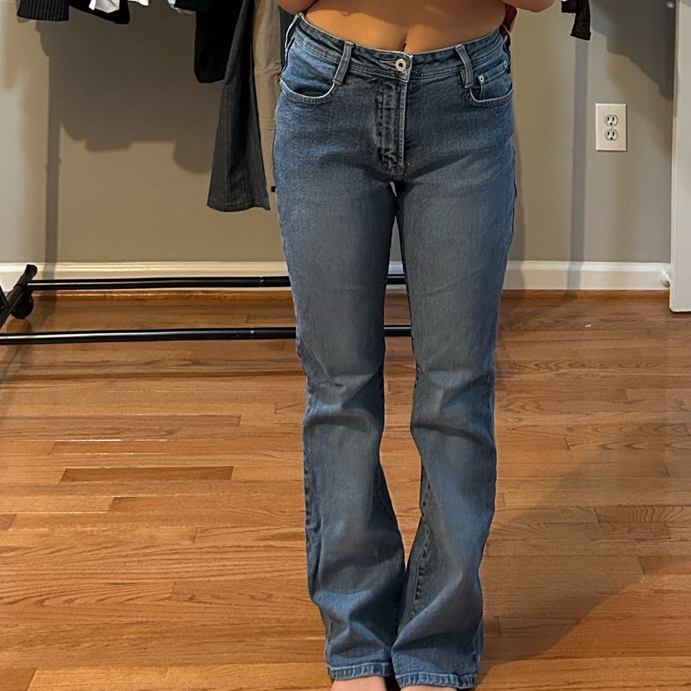 Express Women's Boot Cut Jeans in Blue